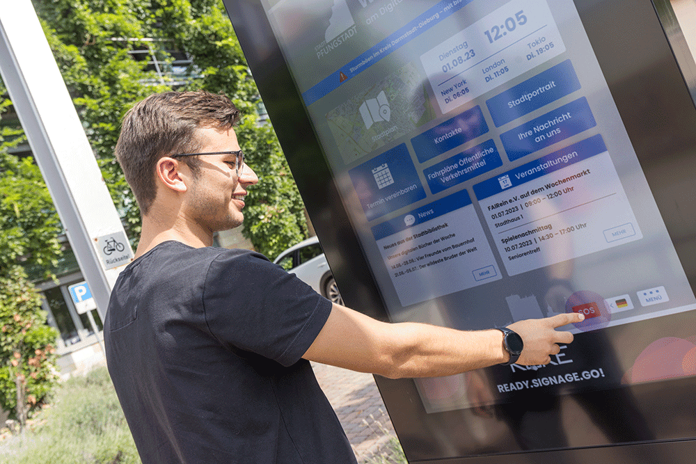Das Digitale Gemeindeboard von KOKE -Bürgerinformation und Service