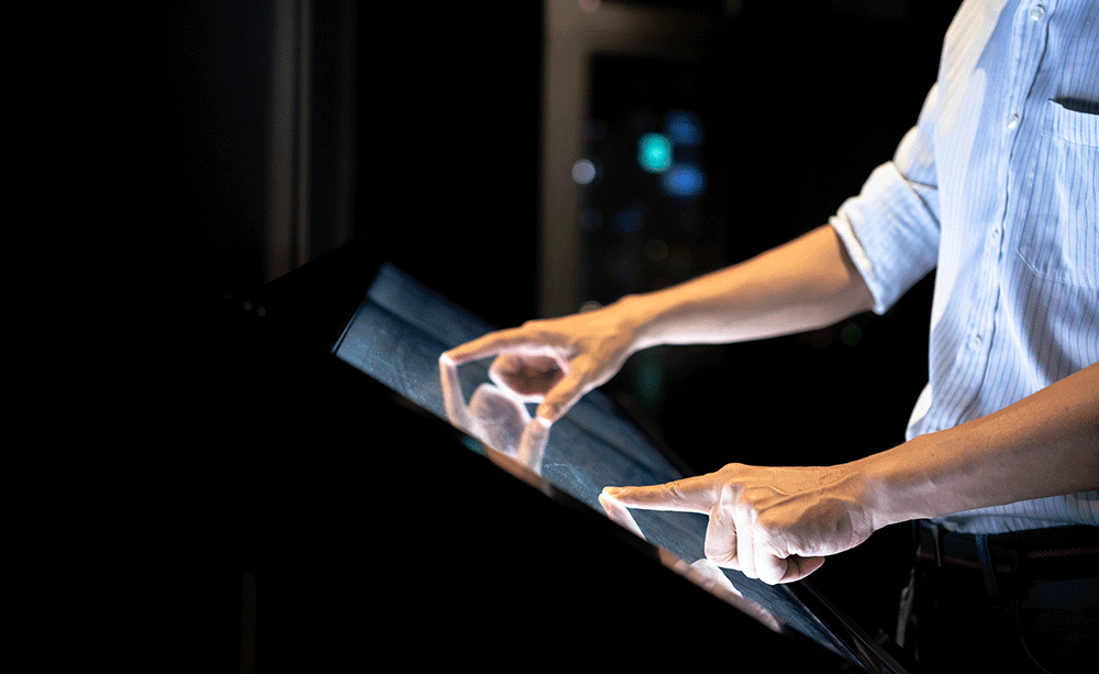 Digital Signage-Touchdisplay für mehr Kundenservice
