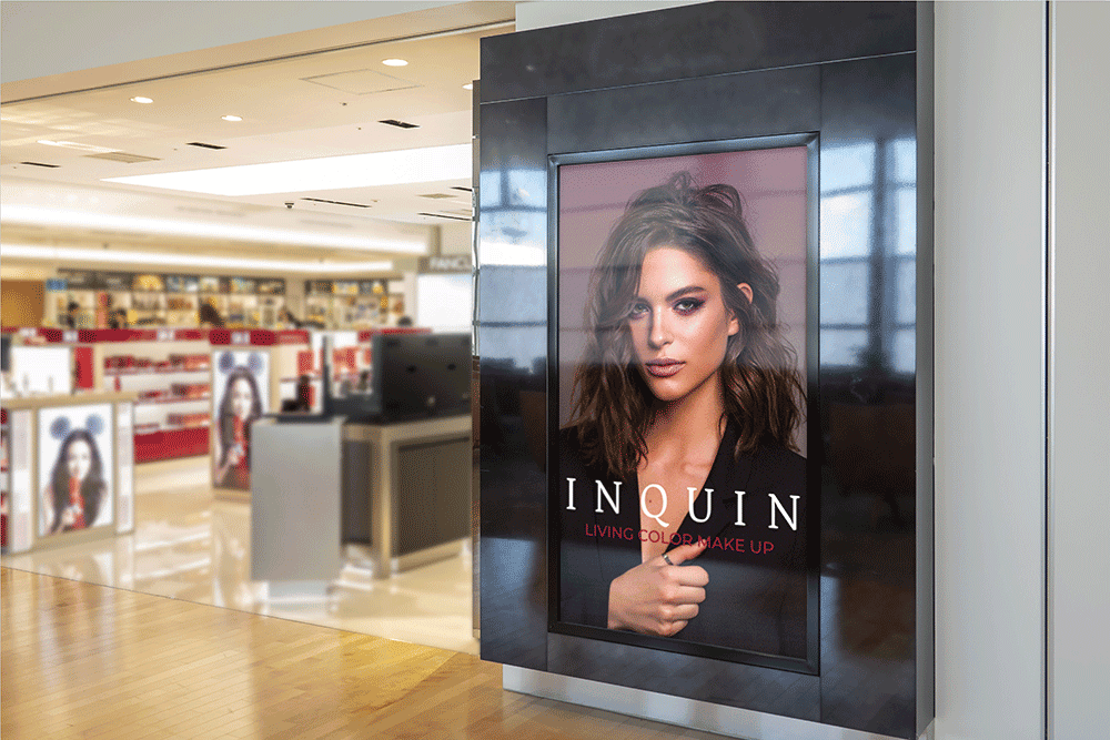Digital Signage ist auch eine ideale Schaufenstergestaltung.