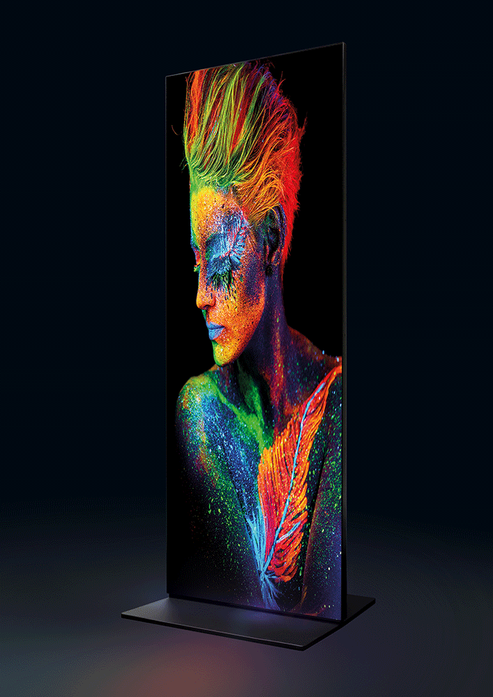Digitale Roll-Ups mit LED-Technik sind absolute Eyecatcher