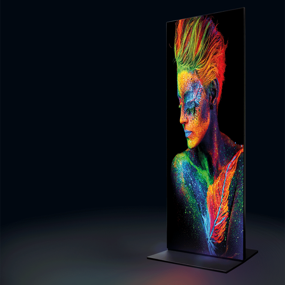 Digitales Roll-Up: mobiler Eyecatcher