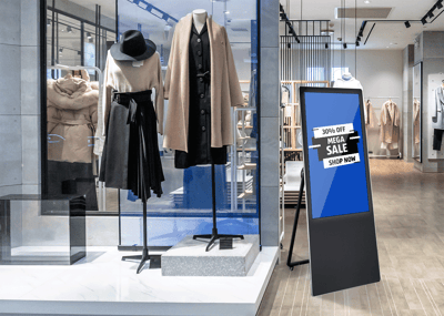 Digitale Kundenstopper: wirkungsvoll und flexibel