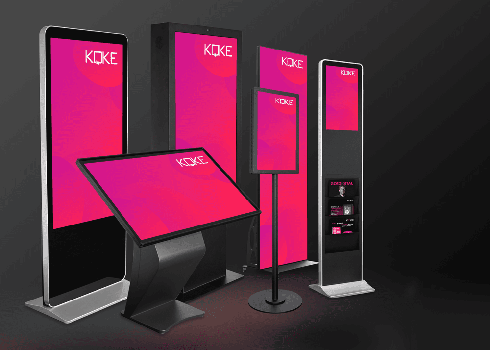 Digital Signage-Geräte von KOKE